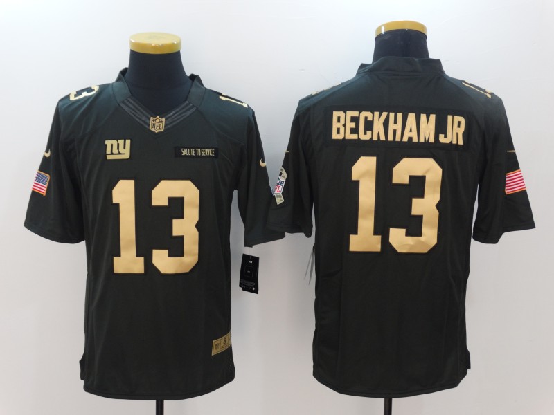 Men's New York Giants Odell Beckham Jr. #13 Black Jersey